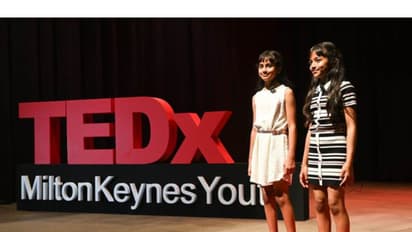 Bright Side Stories: 11-Year-Old Twins Eva and Amaira Deotale Champion Disability Inclusion on TEDx Stage
