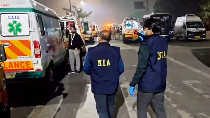 NIA team at Red Fort blast site in Delhi