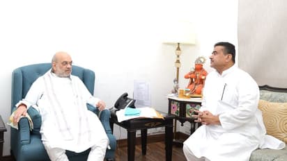 bjp update 45 minutes meeting between Amit Shah and Suvendu Adhikari in Delhi bsm
