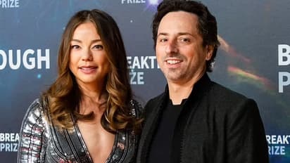 Sergei Brin with Shanahan