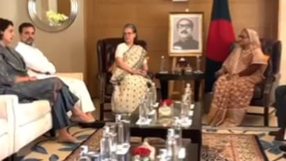 Sheikh Hasina met Gandhi Family