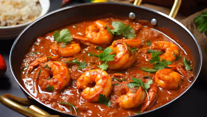 Prawn coconut milk gravy kerala special