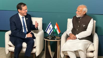 PM Modi with Israel President Isaac Herzog