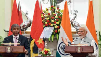 PM Modi with Angola President
