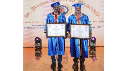 Honorary Doctorate Ceremony in Coimbatore by St Mother Therasa University 2025