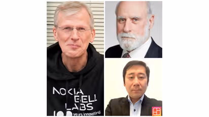 Internet Pioneer Vint Cerf and Nokia Bell Labs’ Peter Vetter