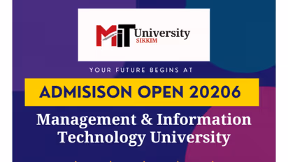 MIT University Sikkim