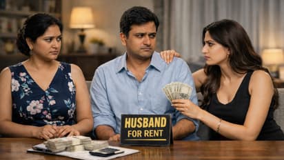 The wife offered to rent her husband to his lover Does she know how much the monthly rent is