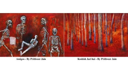 Prithveer Jain Explores Identity in Mumbai Debut Solo Art Exhibition
