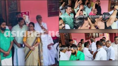 kk shailaja in sentoff to cpm workers accused in c sadanandan murder attempt case