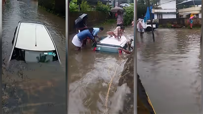 uber car fell into canal