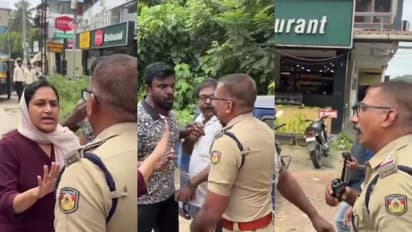 traffic ci and counsellers argument over parking fine