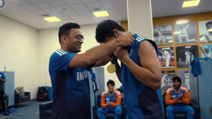 Shivam Dube Impact Player Medal