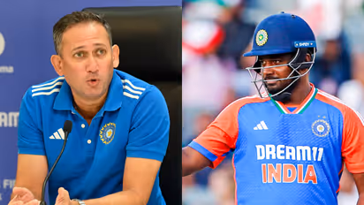 Ajit Agarkar and Sanju Samson