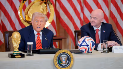 Donald Trump and Gianni Infantino