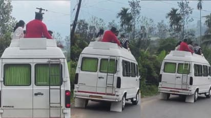 Tourists dangerous journey