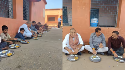 BJP minister Ramniwas Rawat visits school in Sheopur 