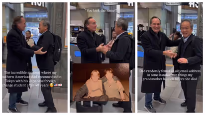 US man find his japanese friend