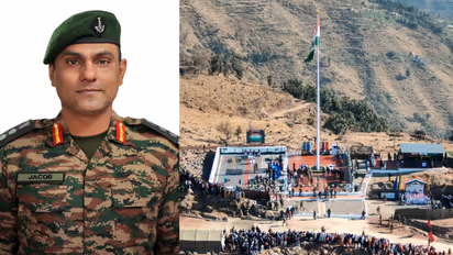 indian flag by indian army