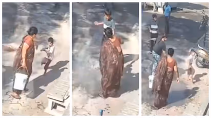 Grandmother pours boiling water on four-year-old boy