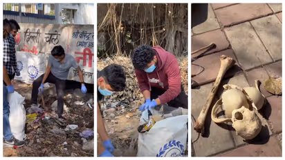 skeleton found in Delhi