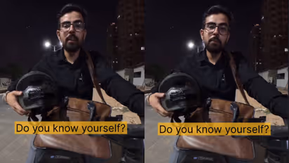man balances 9 to 5 job, bike taxi , phd viral video