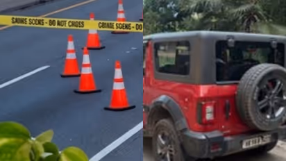 suv accident gurugram