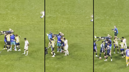 Jude Bellingham Slaps Valentin Barco