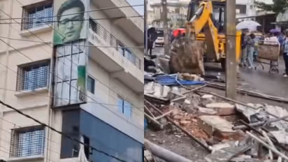 tmc abhishek banerjee office demolition