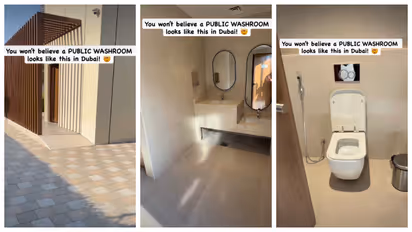 public washroom in Dubai
