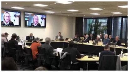 councillor attending council meeting