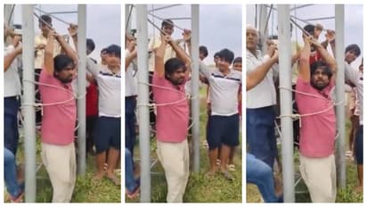 mobile tower employee hostage the tower