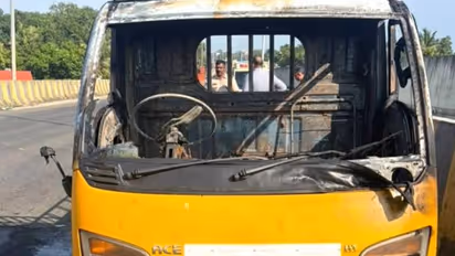 alappuzha mini lorry fire