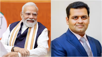 Narendra Modi Dhanraj Parimal Nathwani