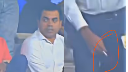 Pakistani Journalist Smoking During PSL 2026 Match
