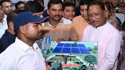 Vishnu Deo Sai at Dhamtari samadhan shivir