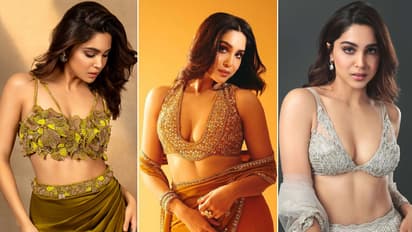 Sharvari Wagh Bold Blouse Designs for curvy figure