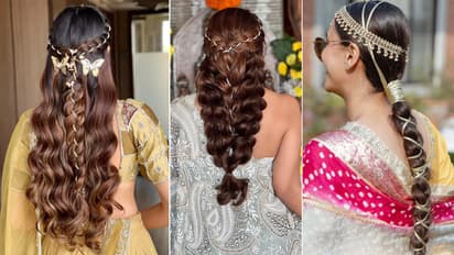 Gota Patti Trending Bridal Braid Hairstyles Ideas 2025