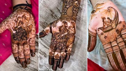 radha krishna mehndi easy Ideas