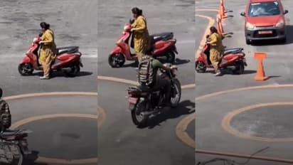 Woman driving test viral video