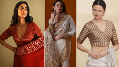 Designer Fancy Leheriya Blouse Best for New Latest Saree Collection