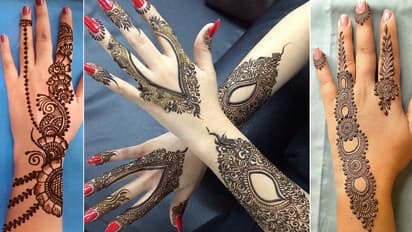 Arabic Mehndi Designs Try on Hariyali Teej