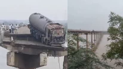 वडोदरा में भारी बारिश के दौरान हुआ बड़ा हादसा