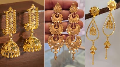 4 5 gram weight gold earrings different design