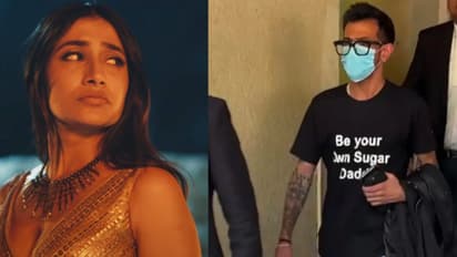 Dhanashree-Verma-on-Chahal-T-shirt