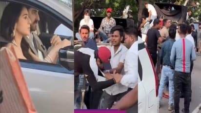 Ayushmann Khurrana Sara Ali Khan fight video