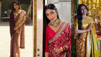 Dhanashree-Verma-Inspired-Saree-Looks