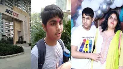 noida mother son suicide ace city