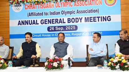 chhattisgarh olympic association annual meeting 2025