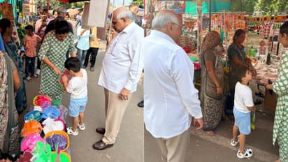 gujarat cm bhupendra patel diwali shopping vocal for local